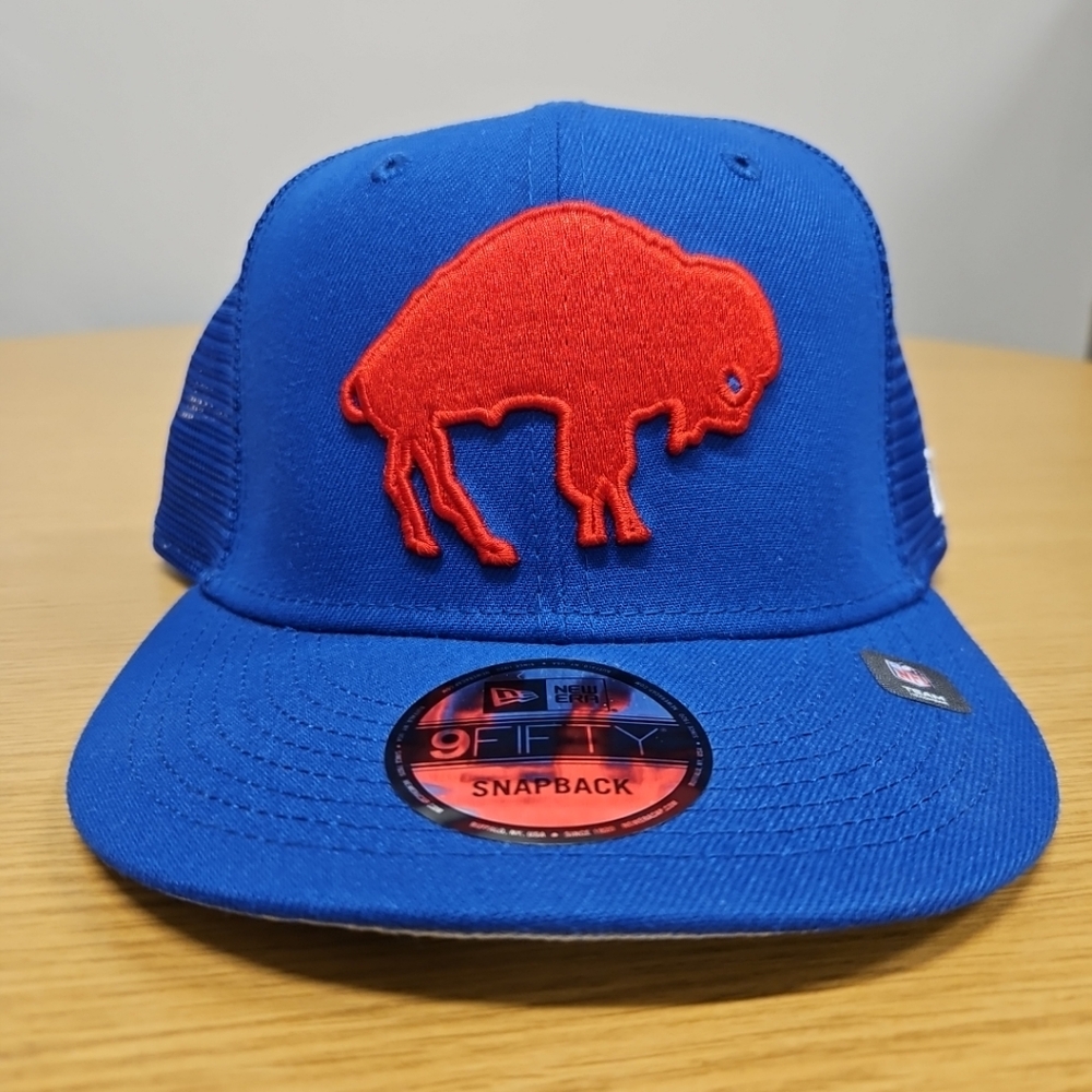 Buffalo Bills Throwback Hat NewEra 9Fifty SnapBack Adjustable Blue